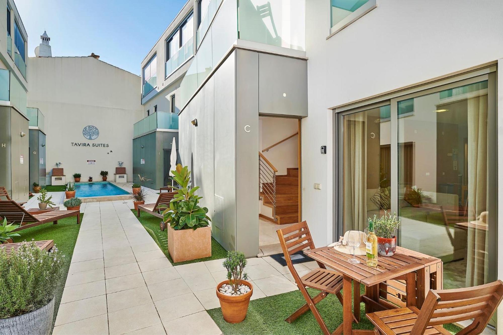 Villa Stylish Townhouse In Tavira Centre, Shared Pool Extérieur photo